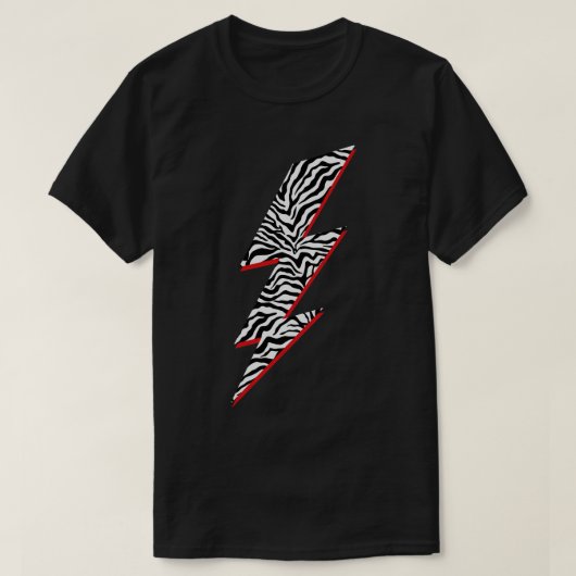 T-shirt Zebra Stripes Éclair Posters de animaux (Design devant)
