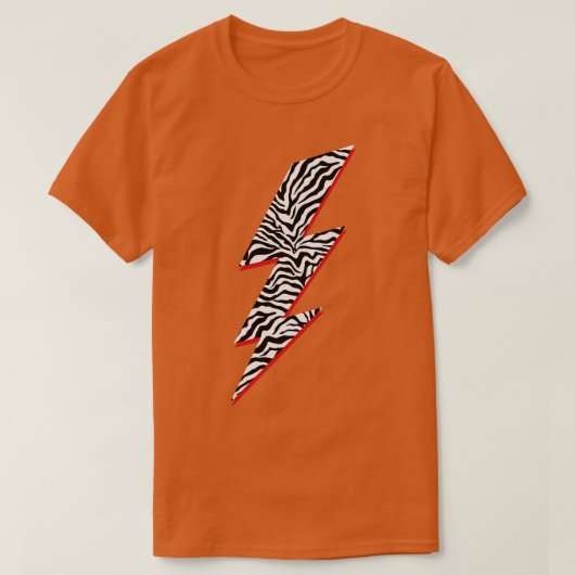 T-shirt Zebra Stripes Éclair Posters de animaux (Design devant)