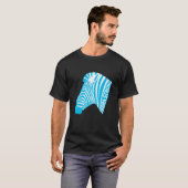 T-shirt Zebra Strong - Invisible Illness Visible Strength (Devant entier)