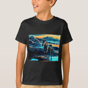 T-shirt Zebra sur la course