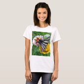 T-shirt Zebra Swallowtail+Japonais Beetle (Devant entier)