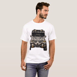 T-shirt Zebra White Adventure SUV — BV-JZW Vue avant
