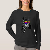 T-shirt Zebra Zebra Kids Zebra Girl Zebra Zebra Zebra (Devant)