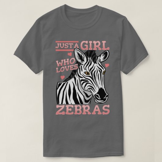 T-shirt Zebras Zebra Lover Zebra (Design devant)
