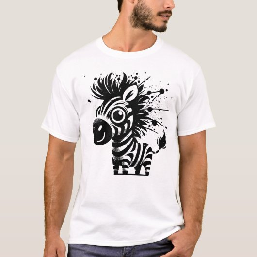 T-shirt Zèbre (Devant)