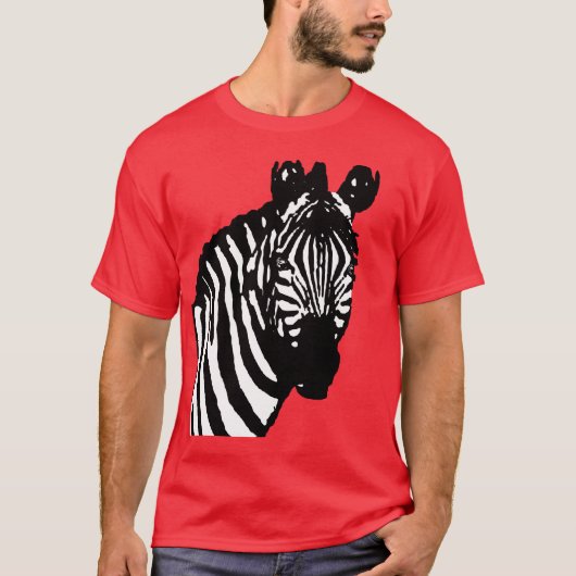 T-shirt zèbre (Devant)