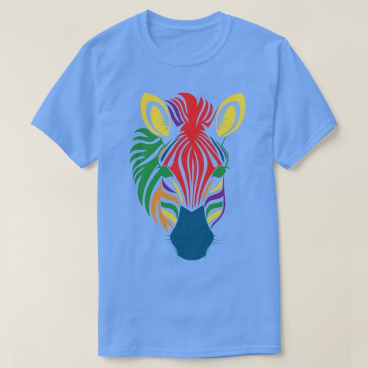 T-shirt Zèbre couleur 1 (Design devant)