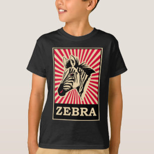 T-shirt Zèbre d'art de bruit