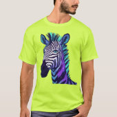 T-shirt Zèbre de l'espace (Devant)