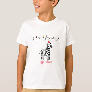 T-shirt Zèbre de Noël fantastique