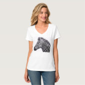 T-shirt Zèbre Funky (Devant entier)