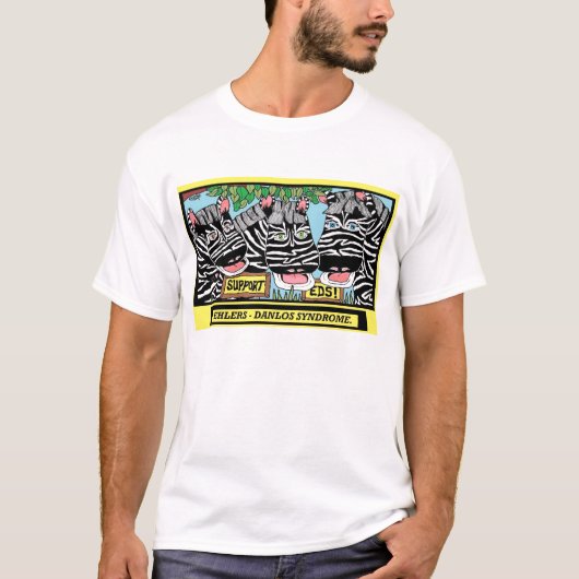 T-shirt Zèbre-Groupe EDS (Devant)