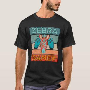 T-shirt Zèbre Joueur Afrique Jeux Jeu Animal Zèbre