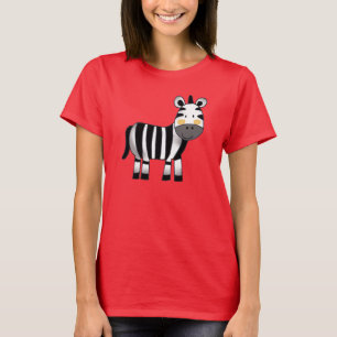 T-shirt zèbre mignon