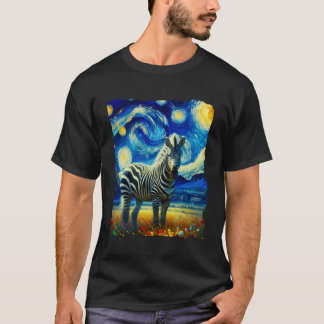 T-shirt Zèbre Nuit Étoilée Zèbre