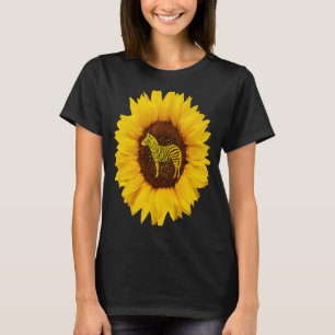 T-shirt Zèbre Pour Femmes Hommes Cheval D'Âne Animal Tourn