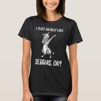 T-shirt Zèbre Pour Hommes Femmes Africain Zoo Animal 1