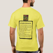 T-shirt Zèbre-Ruban 03 d'EDS (Dos)