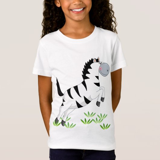 T-Shirt Zèbre sautant (Devant)