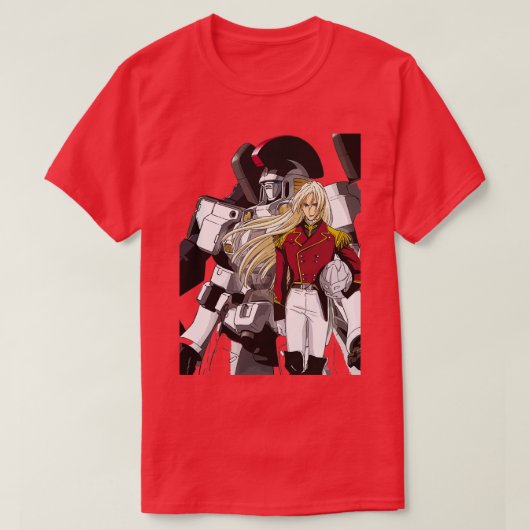 T-shirt Zechs et Tallgeese Gundam Wing (Design devant)