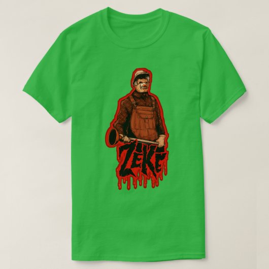 T-shirt Zeke Le plombier (Design devant)