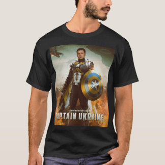 T-shirt Zelensky Captain Ukraine Hero soutien ukraine ukra