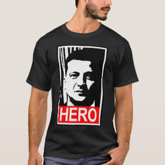 T-shirt Zelenskyy Héros Président de l'Ukraine Premium