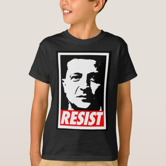 T-shirt Zelenskyy - Resist Support Ukraine I Stand With Uk (Devant)