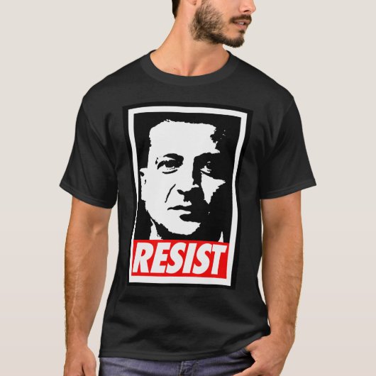 T-shirt Zelenskyy - Resist Support Ukraine I Stand With Uk (Devant)