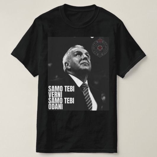 T-shirt Zeljko Obradovic ZOC Partizan (Design devant)