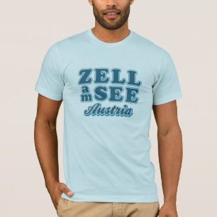 T-shirt Zell am See, Chemise Autriche - choisir style, cou