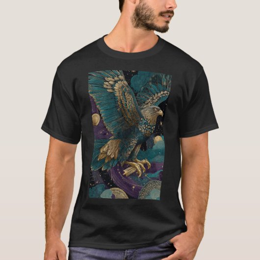 T-shirt Zellige aigle marocain  (Devant)