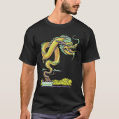 T-shirt Zen bouddhiste japonais esthétique Dragon Bonsai T (Devant)