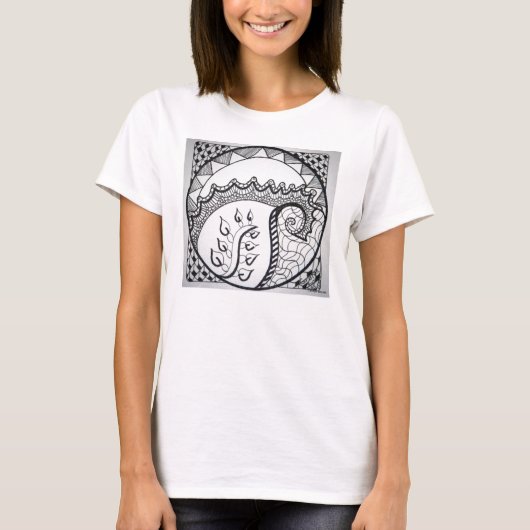 T-shirt Zen croissant (Devant)