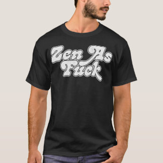 T-shirt Zen en Retro Typographie Design 1