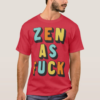 T-shirt Zen en Retro Typographie Design 3