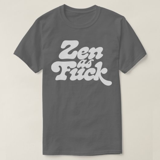 T-shirt Zen en Retro Typographie Design 4 (Design devant)