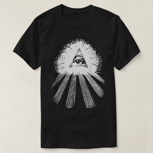T-shirt Zen Ninja Oeil de Horus Protection Bénédiction Ret (Design devant)