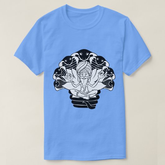 T-shirt zen noir et blanc (Design devant)