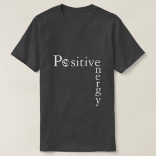 T-shirt Zen Om énergie positive minimaliste foncé chemise
