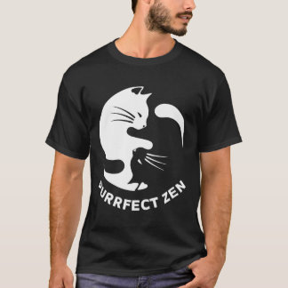 T-shirt Zen Purrfect Zen Relaxé Convient