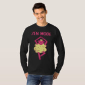 T-shirt Zen sheep Yoga Animals Workout Calm (Devant entier)