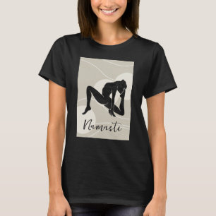 T-shirt Zen silhouette yoga méditation santé namaste