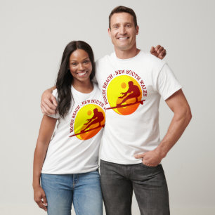 T-shirt Zen Surfer (Sunburst) Bondi Beach