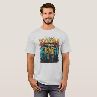 T-shirt Zénith Limite : Voyage cosmique Abstrait