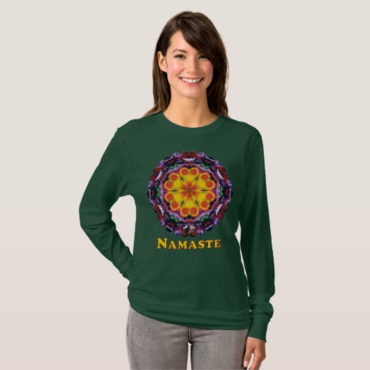 T-shirt Zenith Namaste Kaleidoscope (Devant entier)