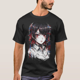 T-shirt Zenless Zone Zero Ellen Joe Yeux Rouges Décontract