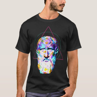 T-shirt Zeno de Citium Colorful Philosopher Portrait