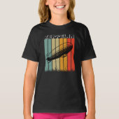 T-shirt Zeppelin Rétro Dirigible Aéronef Zepelin Zepplin (Devant)