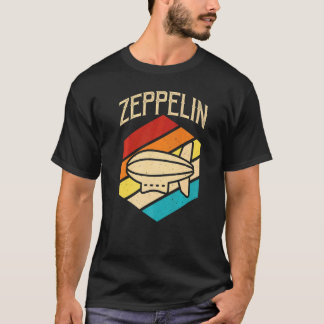 T-shirt Zeppelin Retro Vintage Sunset 70s 80s Distressed D